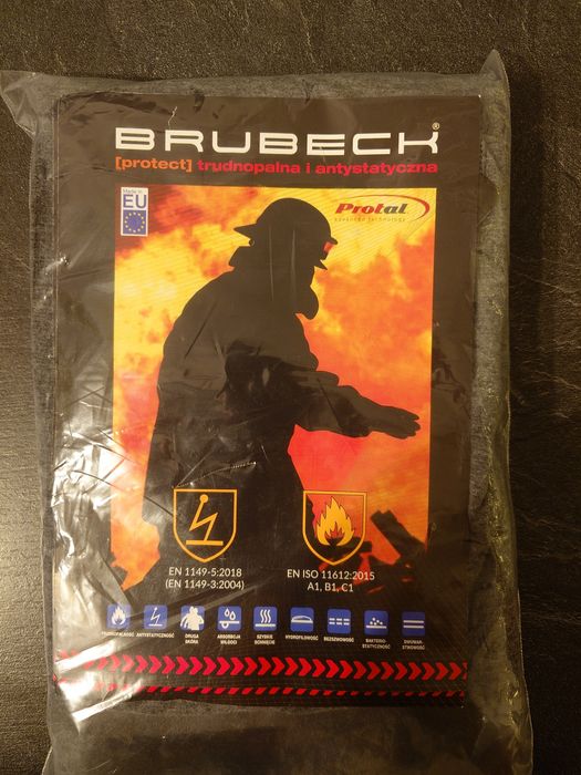 Bielizna termoaktywna, trudnopalne i antystatyczna Brubeck PROTECT LS1