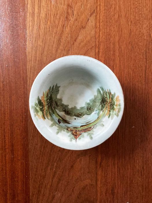 Conjunto de peças Vista Alegre pintadas à mão do século 19 (XIX)