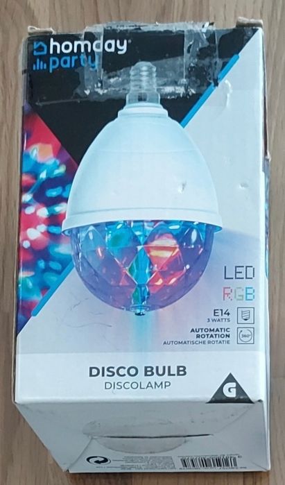 Lâmpada disco Led E14 : preço mais baixo...