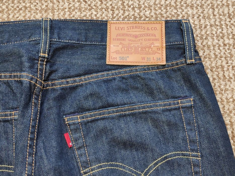 Levi's 501 premium W31 L34 джинси straight оригінал