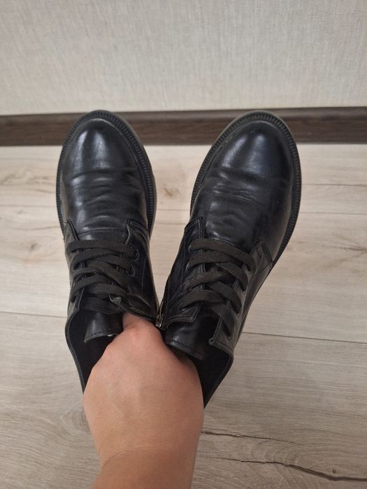 Осінні ботинки,  натуральна шкіра!
