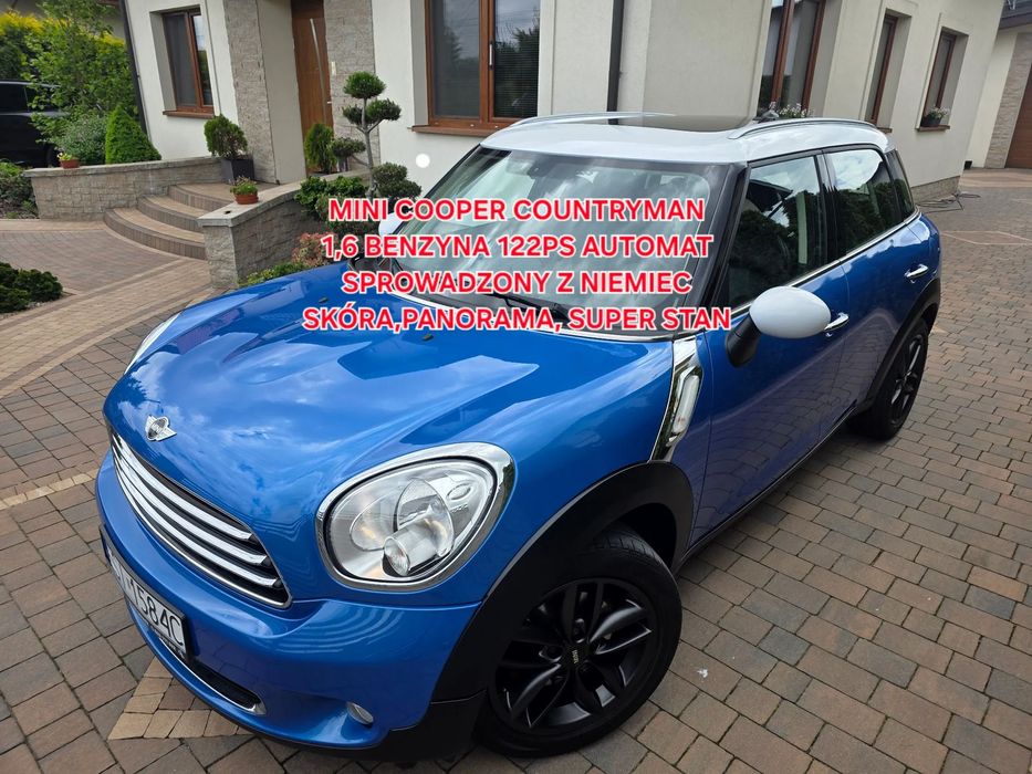 MINI Countryman Niemiecki* Panorama* Skóra* Automat* Zadbany *
