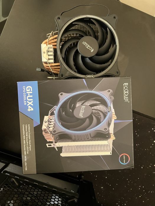 AMD Ryzen 5 2600 Box, AM4 + PC Cooler GI-UX4 Red