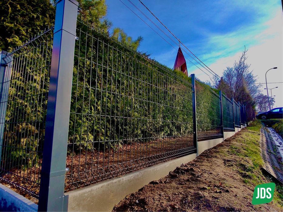 Kompletne ogrodzenie panelowe /  panel 123cm 153cm fi 5mm 4mm HDS