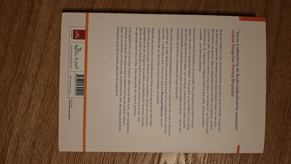 Livro "Zen, a arte de viver simplesmente"