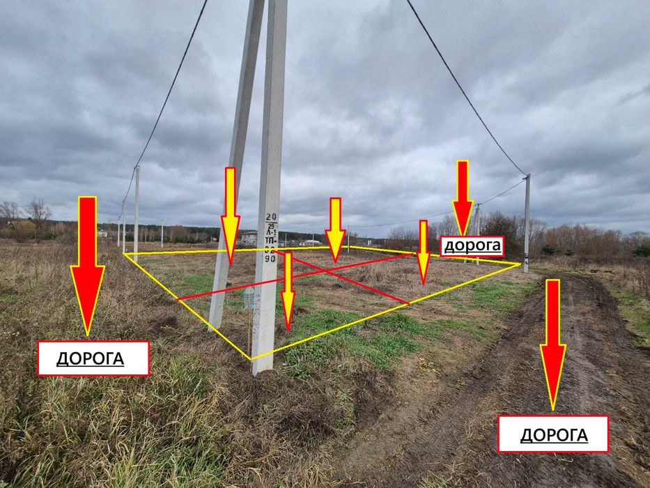 Продам ділянку 3,8 сотки в гарному перспективному місці, світло 28квт.