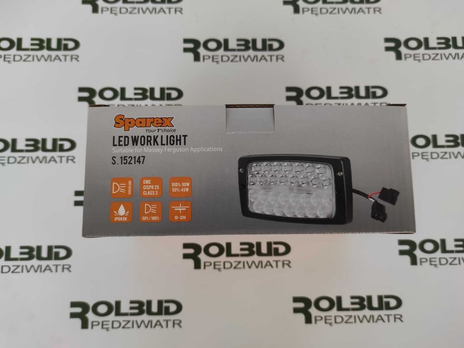 Lampa robocza LED 9900 Lumenów 10-30V Case Deutz Fendt Massey Ferguson