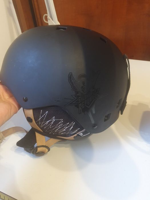 Pokrowiec na kask narciarski Uniwersalny L/XL niebieski fioletowy