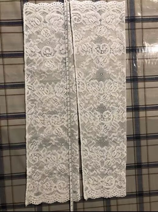 Кружевные перчатки женские белые нежные без пальцев, новые