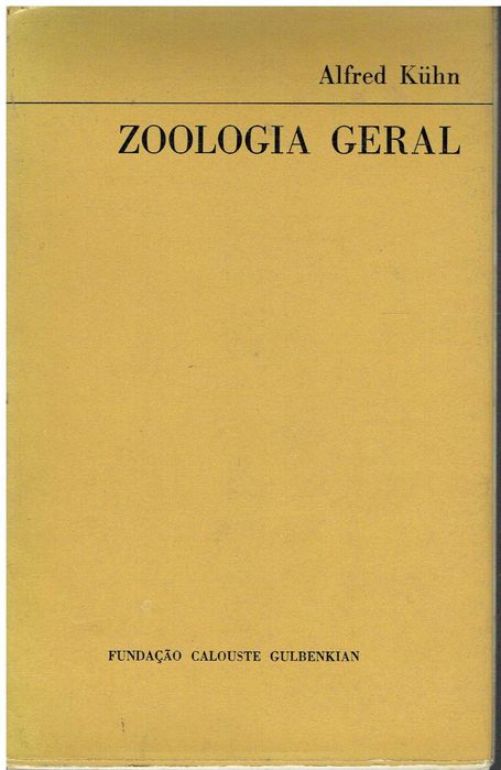 7453
	
Zoologia geral  
de Alfred Kühn