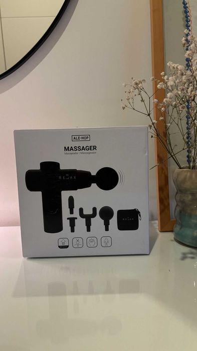 Massajador Muscular Pistola, 32 modos - NUNCA USADO