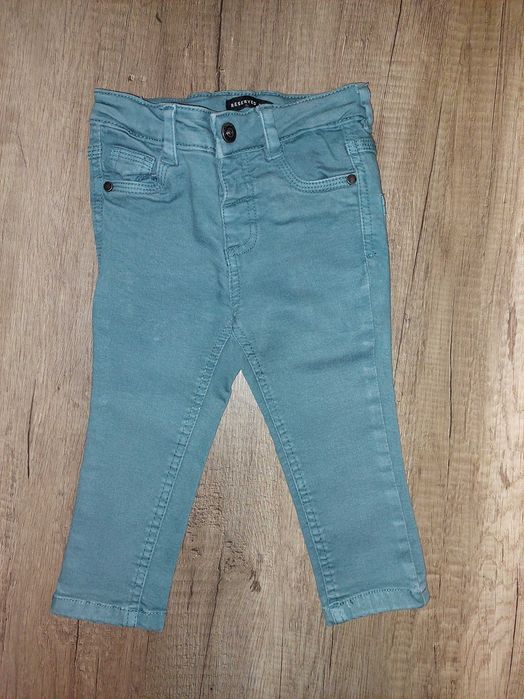 Jenasy miętowe rurki Reserved rozmiar 86 stan idealny