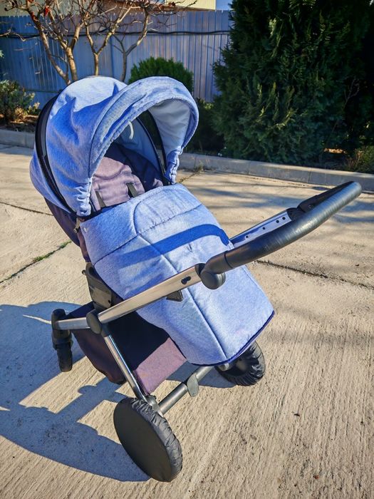 Візок 2 в 1 Invictus V-Plus, велика люлька до 8 міс, повна комплектація