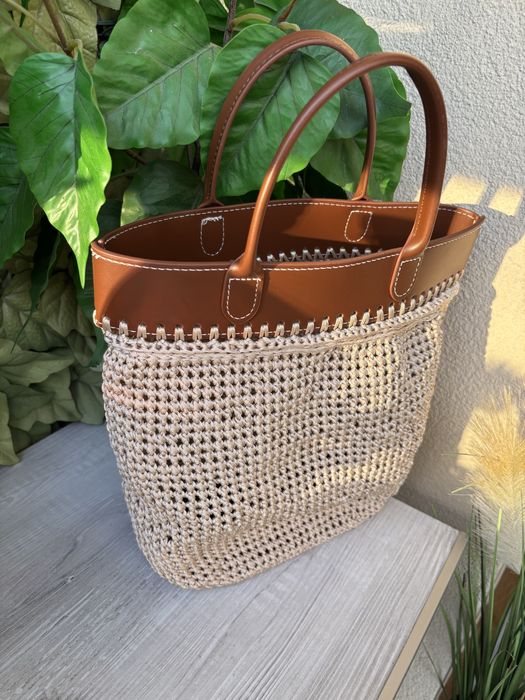 Torebka handmade beżowa
