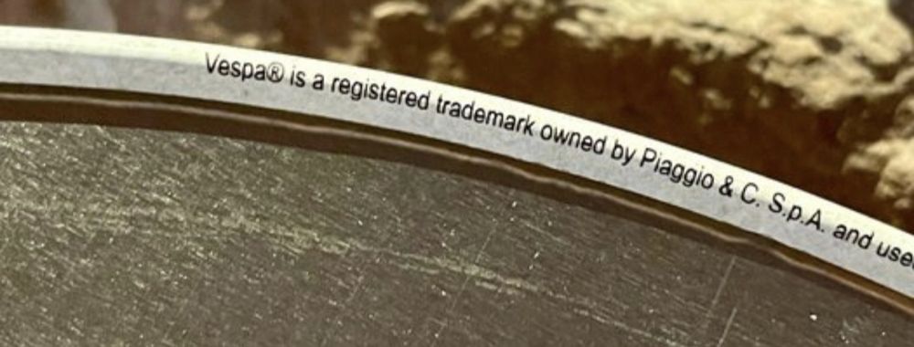 Letreiro VESPA original.