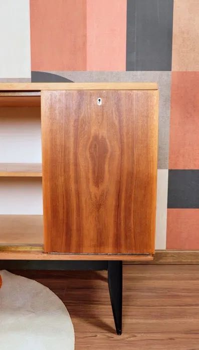 Komoda sideboard VAR B Włocławska Fabryka Mebli antyk vintage