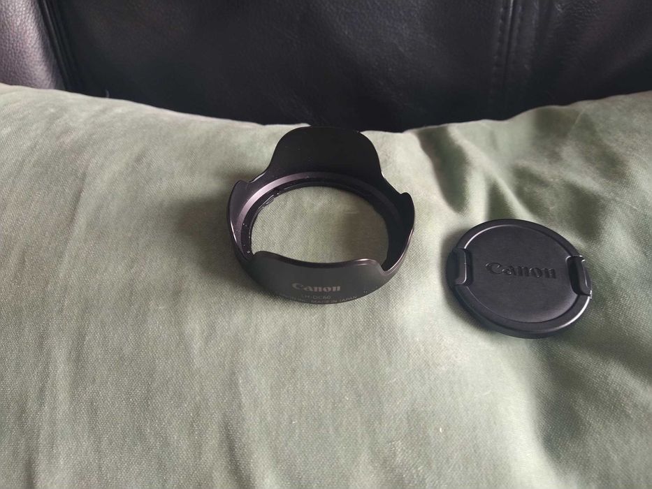 Para-sol e tampa de lente maquina fotografica Canon PowerShot