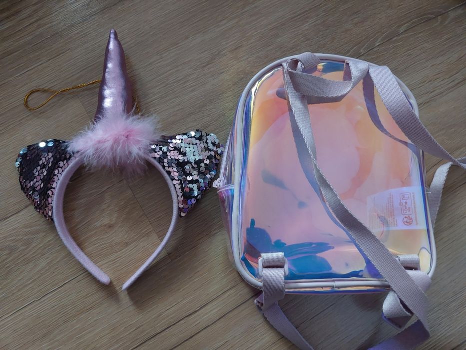 Plecak jednorożec H&M + opaska