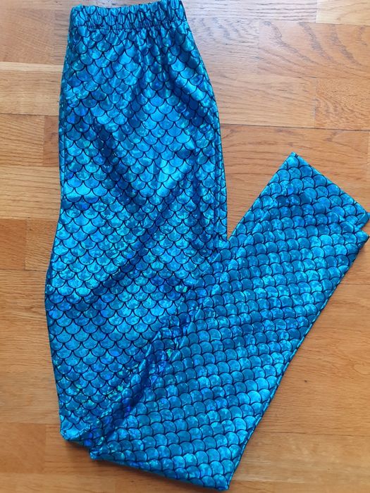 Disco  legginsy  holograficzne  przebranie damskie roz.S
