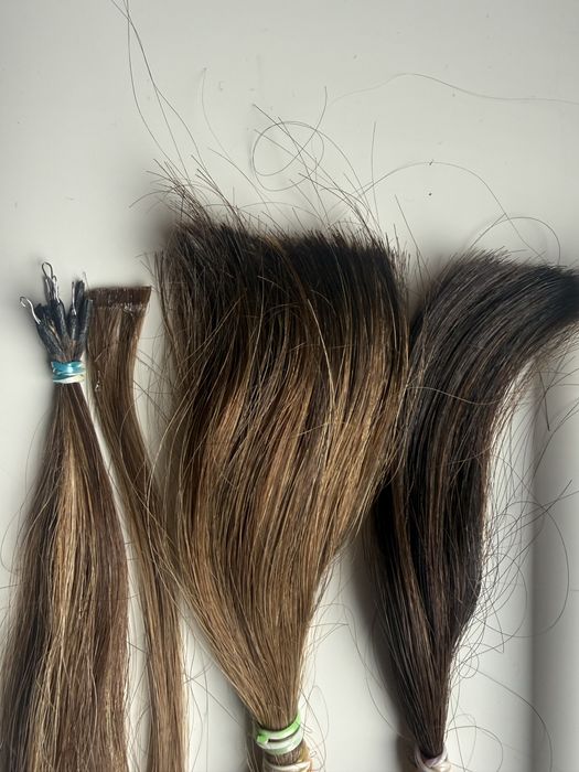 Wlosy naturalne słowiańskie brązowe