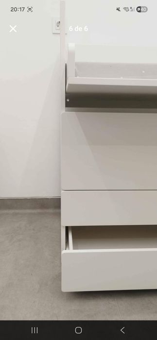 Fraldário ikea com arrumação