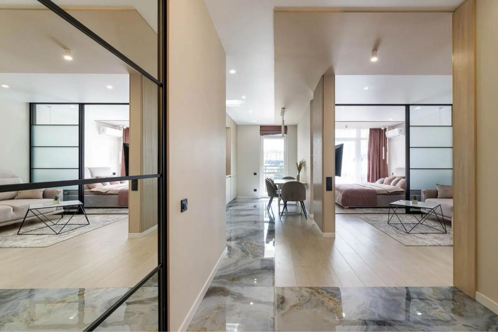 Оренда квартири-студії в ЖК Велика Британія — 48 м², авторський проєкт, 1350 $