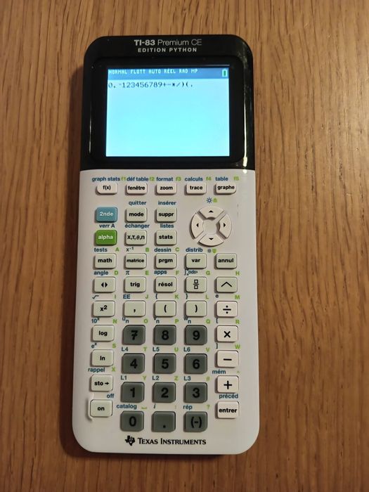 Calculadora TI-83 Premium CE Edition Python
