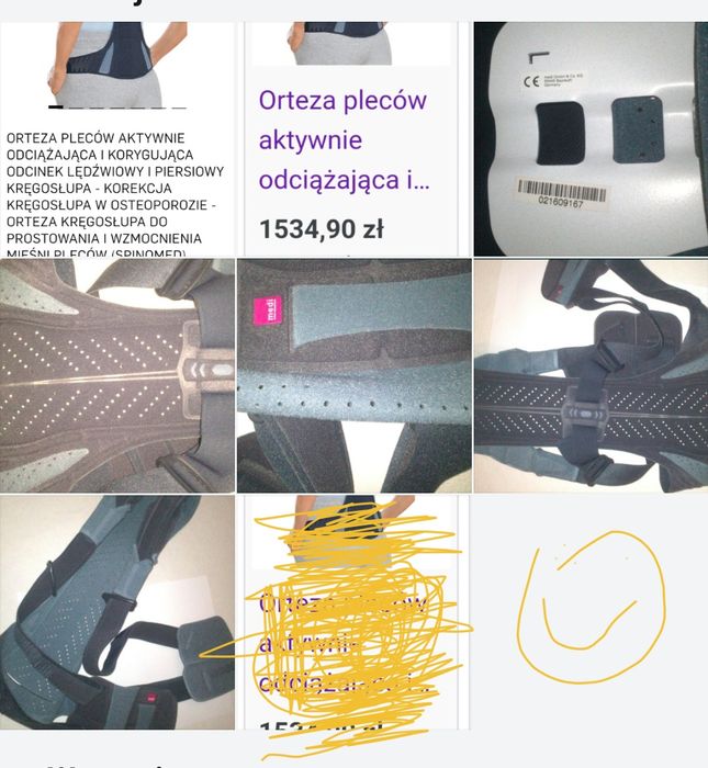 Orteza kręgosłupa Spinomed