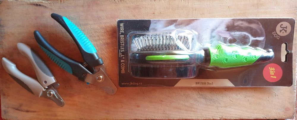 JK Dog 3-1 Brush cães e corte unhas cão e gato