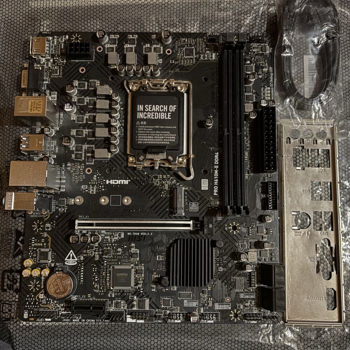 Материнська плата MSI PRO H610M-E DDR4