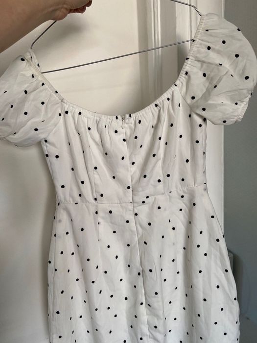 Vestido curto mini pontos 34 XS ASOS