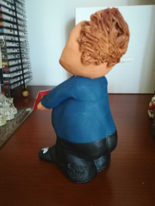 DIA DO PAI Figura Engraçada do Pai em Argila