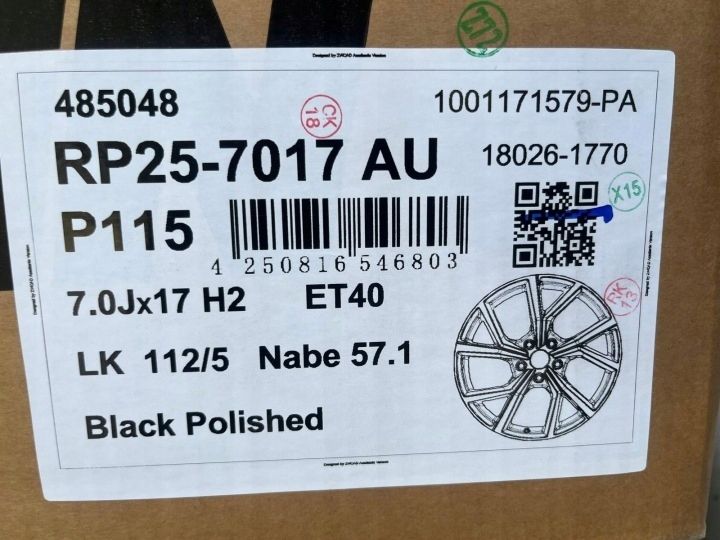 Vw sharan touran scirocco felgi aluminiowe 17 7x17 et40 platin nowe