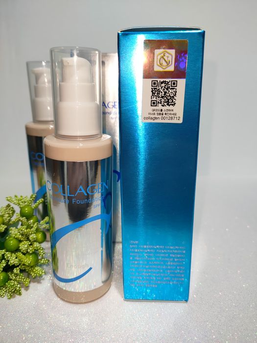 № 13, 21  Тональний крем Enough collagen 100 мл