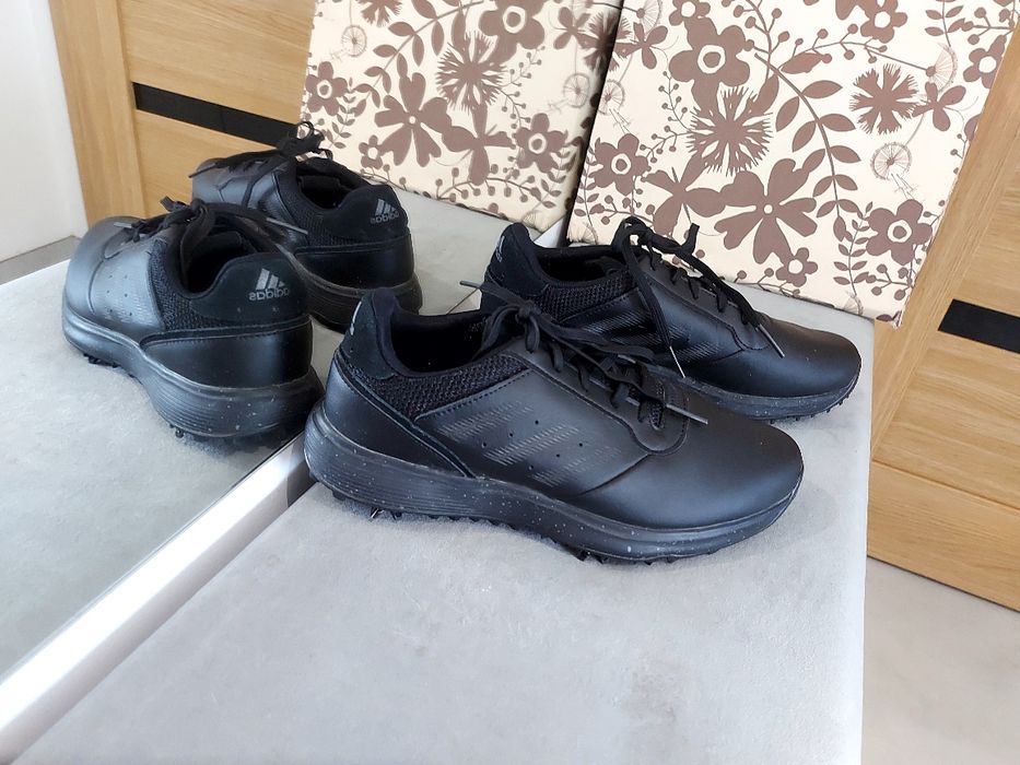 Czarne buty sportowe snekersy Adidas roz 42 trekking sport