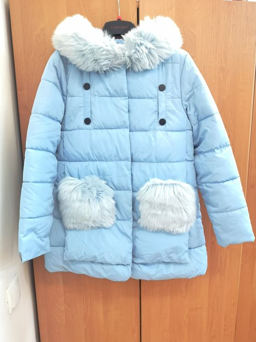 Пальто куртка зимняя для девочки 13-14лет подростка