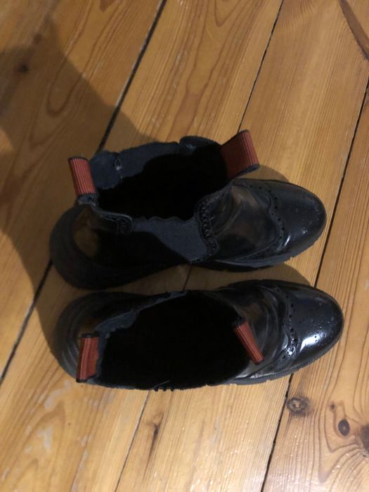 Marc O'Polo buty botki sztyblety na platformie za kostkę 39- 25,5cm