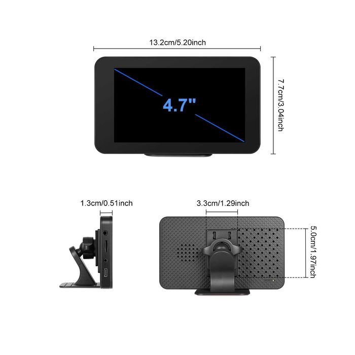 FF12- Rádio Android Rimoody 4.7 ''Smart Screen Player