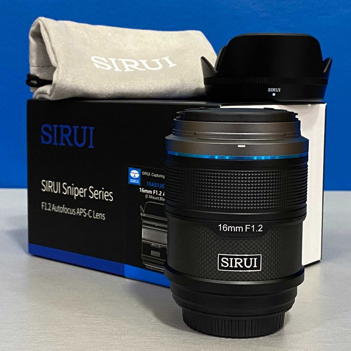SIRUI Sniper 16mm f/1.2 AF | Sony E-Mount | NOVA | 3 ANOS DE GARANTIA