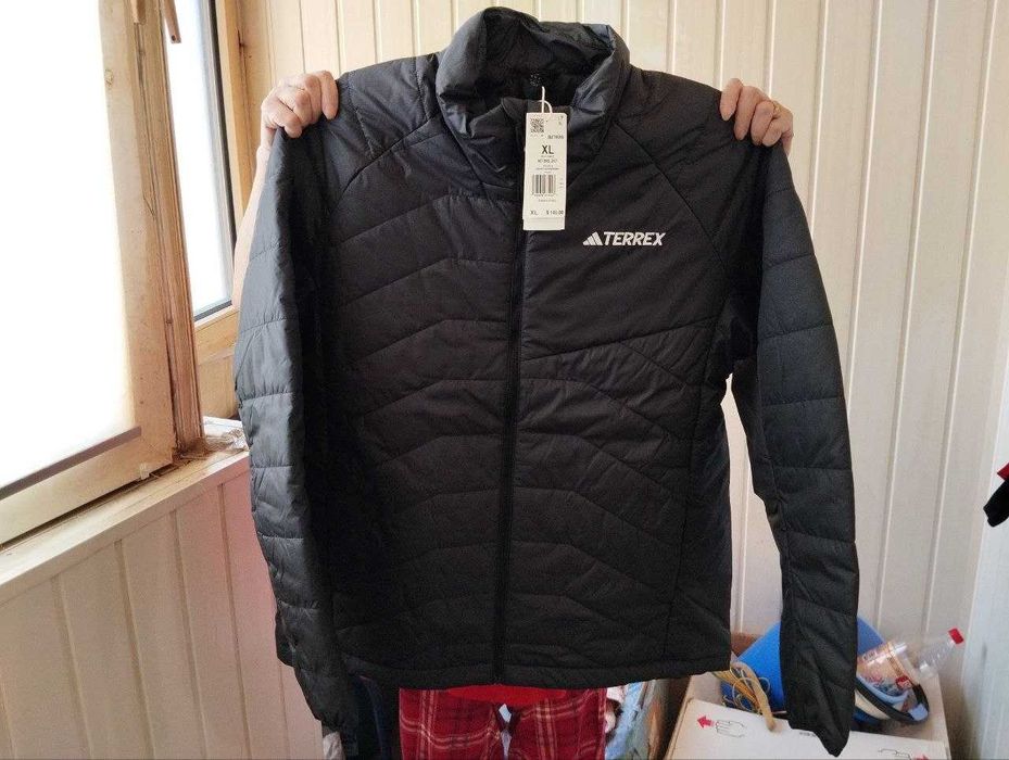 Adidas Terrex XL Оригінал 2026 Нова Куртка Демі Чорна Курточка