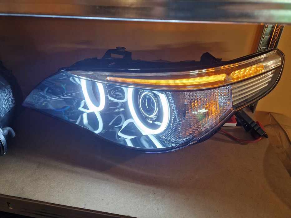 Reflektory lampy po regeneracji BMW E60 E61 bixenon xenon