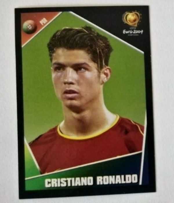Cromo Cristiano Ronaldo euro 2004