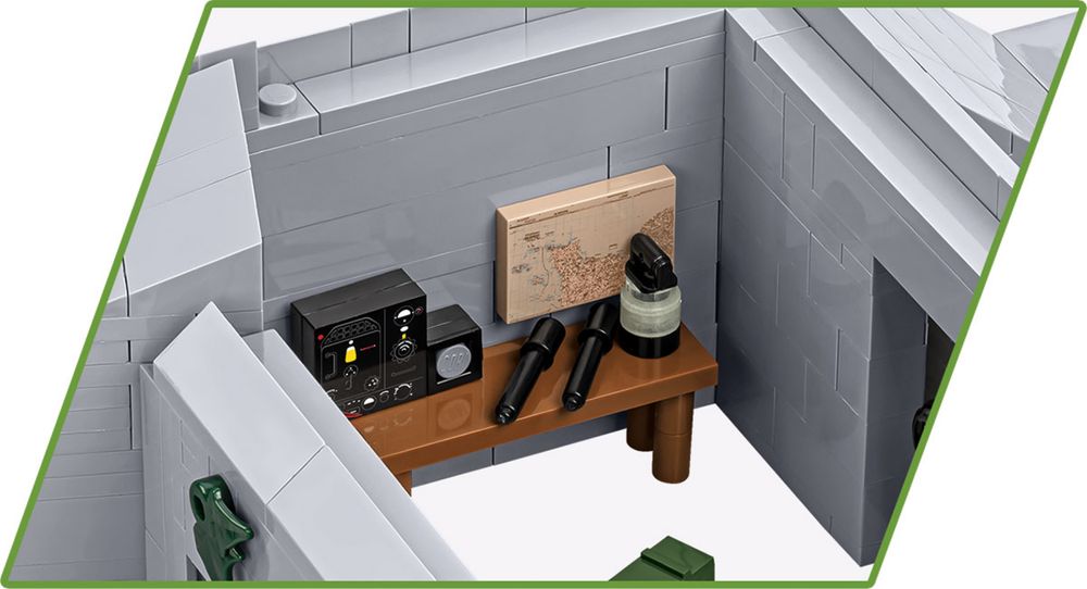 Klocki Cobi 3136 niemiecki bunkier Regelbau 667 - German Bunker