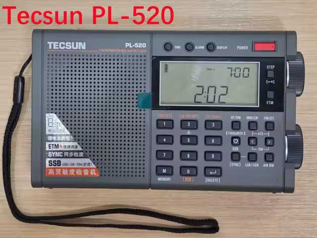 Tecsun PL-520 MW/LW/SW/FM SSB повнодіапазонни радіоприймач
