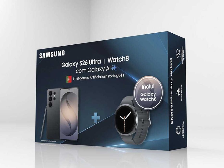 Galaxy s26 ultra 256 gb na caixa lacrado, com relógio