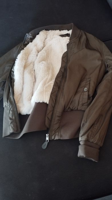 Blusão impermeável verde tropa Clockhouse