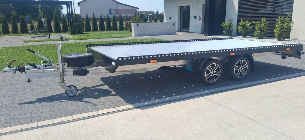 Laweta aluminiowa -przyczepa 4,5 x 2,1 DMC do 2700 kg.