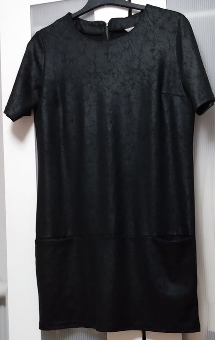 Czarna sukienka tunika 38 / 40