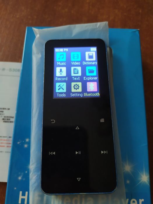 MP3 плеєр Rijaho S308 HiFi Media Player з Bluetooth (4GB + MicroSD) в ідеалі!