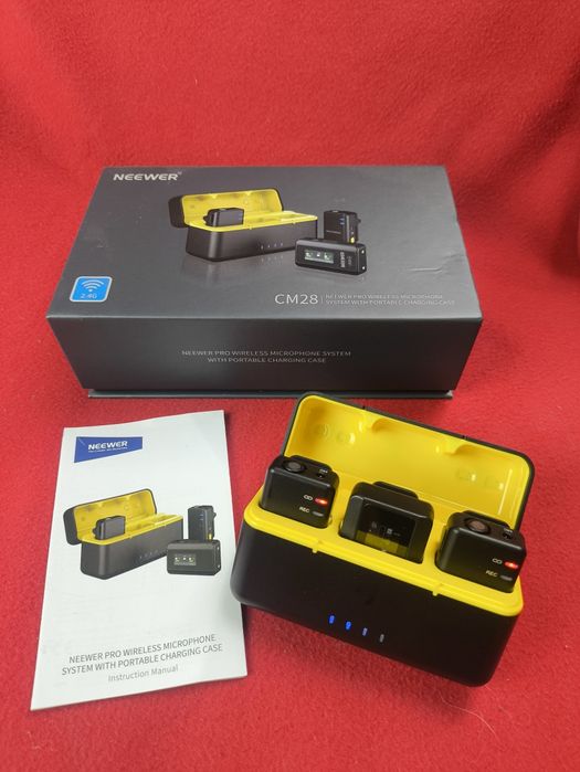 Neewer CM28 PROFFESIONAL - zestaw 2 bezprzewodowych mikrofonów